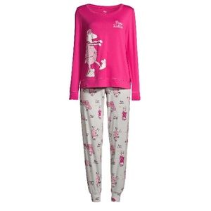 NWT Women's Long Sleeve Top Pajama Set